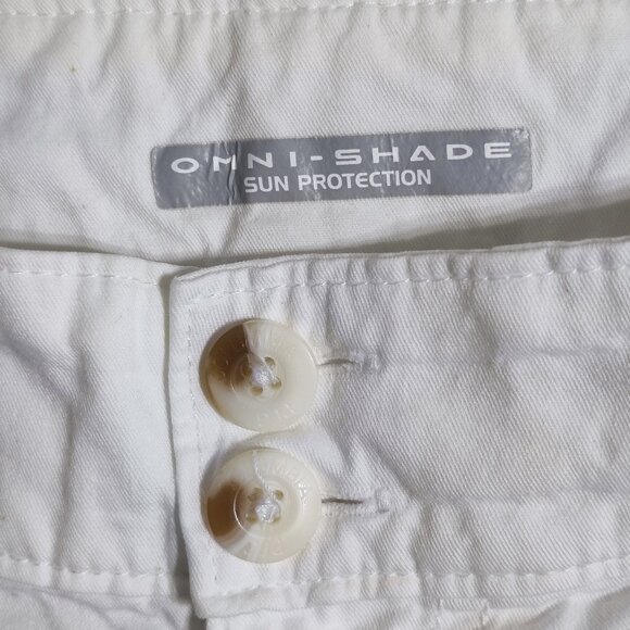 Columbia PFG shorts women's size 12 white colour Performance Fishing Gear - Picture 7 of 13